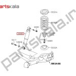کمک‌عقب راست کره‌ای سانتافه‌DM H-55321-2W700