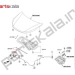 قفل کاپوت سوناتاLFهیبرید H-81130-c1100