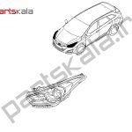 چراغ جلو راست هیوندایH-92102-3Z110  i40