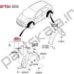 شلگیر جلو راست سانتافه H-86812-2W000